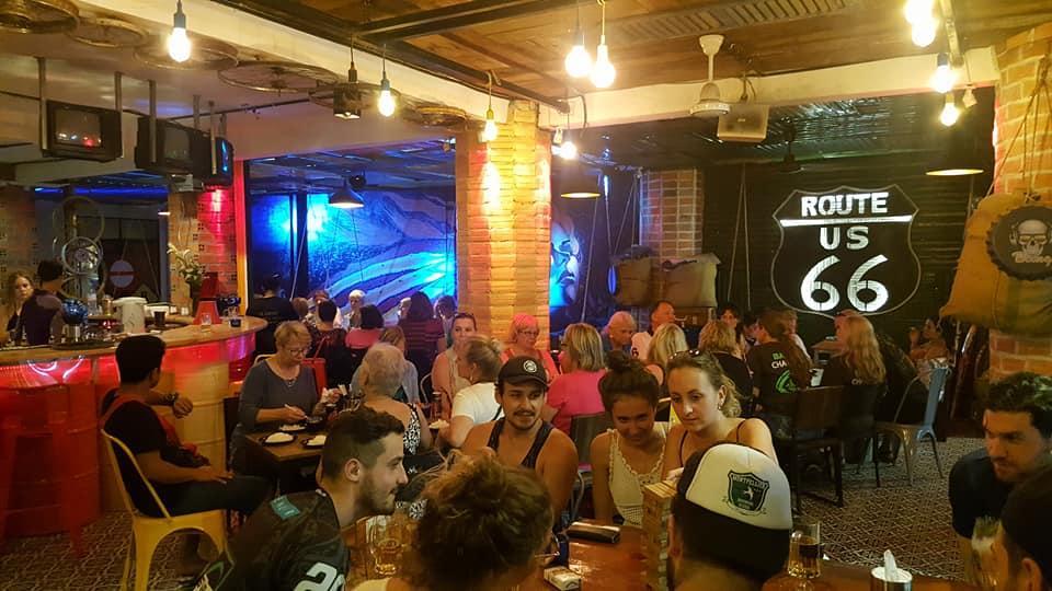 Route 66 Music Restaurant & Hostel سيام ريب المظهر الخارجي الصورة