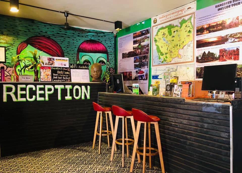 Route 66 Music Restaurant & Hostel سيام ريب المظهر الخارجي الصورة